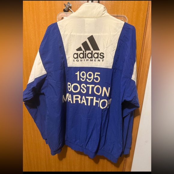 Vintage Adidas Royal Blue and White 1995 Jacket - Picture 3 of 4